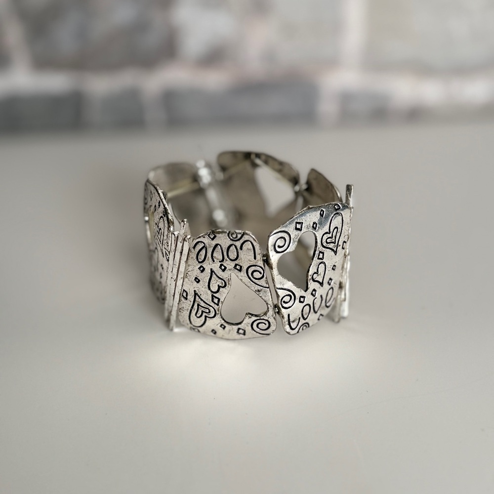 Silver Heart Bracelet
